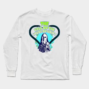 The Fall of the House of Usher Carla Gugino skull mask Long Sleeve T-Shirt